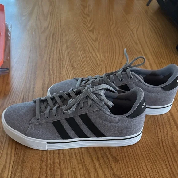 adidas Gray and Black Men's Sneakers - Picture 4 of 7